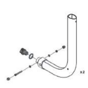 KIT ADATTATORI ATTACCHI PORTABICI FIAMMA A 4 PUNTI X THULE SERIE G2-EXCELLENT