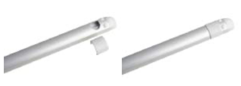 KIT TAPPI PER BARRA FISSAGGIO INFERIORE PORTABICI THULE (SET 2PZ)