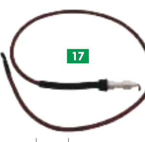 CAVO CON CANDELETTA ACCENSIONE COMPLETA DOMETIC PER RM 4-5-6xxx