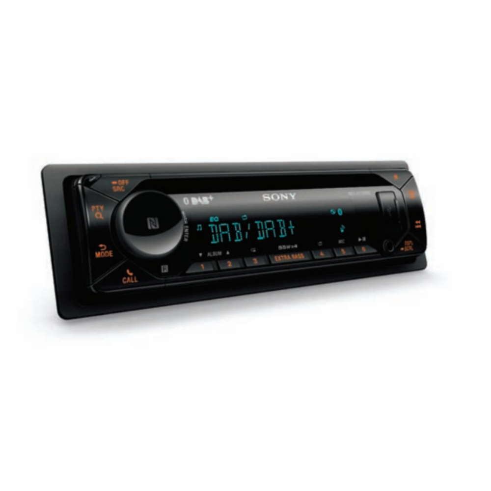 SINTOLETTORE CD SONY MEX-N7300BD 1 DIN -CONTROLLO SIRI E DUAL BLUETOOTH - DAB+ (ANT.DAB E MICROFONO EST. INCLUSI)
