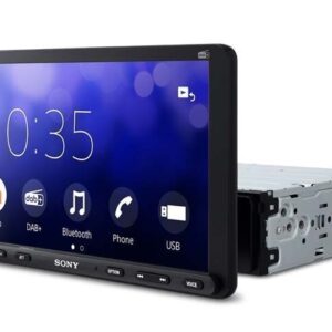 SINTOMONITOR SONY XAV-AX8150 HDMI 9"WEBLINK / APPLE CARPLAY/ANDROID AUTO-BLUETOOTH-DAB/DAB+ (ANT.DAB E MICROFONO EST. INCLUSI)