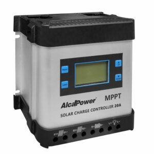 REGOLATORE DI CARICA MPPT 20A 12/24V A RILEVAM. AUTOMATICO E DISPLAY LCD INCORPORATO PER MOD. FOTOVOLTAICI FINO A 240W/12V
