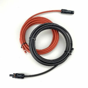 PROLUNGA CAVI ROSSO/NERO CON CONNETTORI MC4 M/F PER MODULI FOTOLVOTAICI DA 4.5 MT