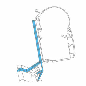ADAPTER JUMPY/PROACE/EXPERT "CAMPSTER" CON BINARIO "C" E TETTO A SOFFIETTO PER DOMETIC PW1100/1500 (SET X 2 PCS)