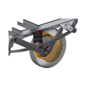 KIT SOSPENSIONI TOP DRIVE FORD TRANSIT TRAZ. ANT RUOTA SINGOLA CON TAMPONE SPESSORATO DAL 04/2014 VERSIONE STANDARD 6"