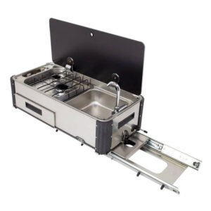 CUCINA COMPLETA PORTATILE CAN SL1400-LC-O VERSIONE ESTRAZIONE LATO CORTO