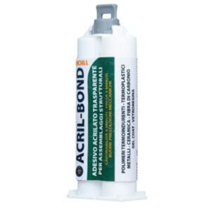 NPT ADESIVO ACRILATO BICOMPONENTE ACRIL-BOND TRASPARENTE CARTUCCIA 50ml