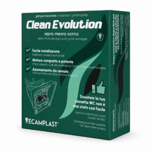KIT POMPA-MACERATORE CLEAN EVOLUTION 12V PER DOMETIC A CASSETTA CT4000
