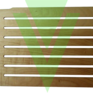 PEDANA DOCCIA LARGE 886x516x15 mm IN COMPENSATO MARINO OKOUME' OLIATO