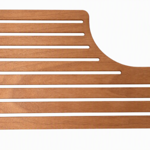PEDANA DOCCIA LARGE 885x495/240x15 mm IN COMPENSATO MARINO OKOUME' OLIATO