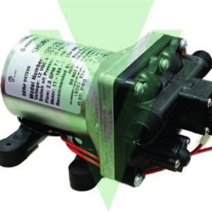 POMPA PENTAIR SHURFLO SERIE 4009 REVOLUTION 24V 11,3 LT 40 Psi CERTICATA KTW / E-MARK