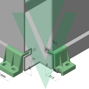 FIX SYSTEM TANK VECAMPLAST (CONF.DA 4 PZ)