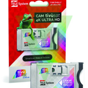CAM TELEYSTEM CERTIFICATA 4K ULTRA HD CON SMARTCARD INCLUSA PER TV LED