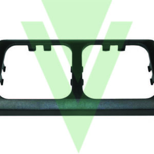 CORNICE 2 MODULI SERIE C-LINE NERA