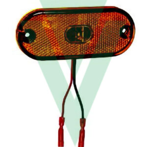 LUCE LATERALE "SIDE MARKER FLATPOINT 3" ARANCIO 12V