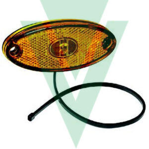 LUCE LATERALE "SIDE MARKER FLATPOINT 2" ARANCIO 12V