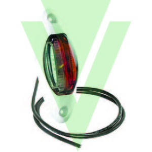 LUCE D'INGOMBRO LATERALE "PRO STAR" LED ROSSA / BIANCA 12V