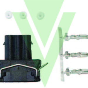 CONNETTORE 3 POLI COMPLETO PER FANALI "ROUNDPOINT" PER CAMPER