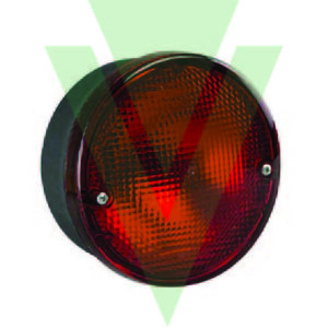 FANALE POSTERIORE TONDO Ø140mm POSIZIONE/STOP 12V