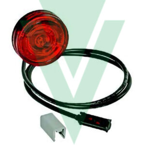 LUCE D'INGOMBRO POSTERIORE "MONOPOINT 2" ROSSA 12V