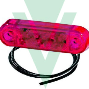 LUCE D'INGOMBRO POSTERIORE "PRO-SLIM" LED ROSSA 12V