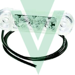 LUCE DI POSIZIONE FRONTALE "PRO-SLIM" LED BIANCA 12V