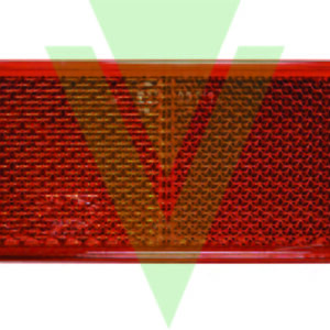 CATADIOTTRO ROSSO 90x40 mm ADESIVO PER CAMPER