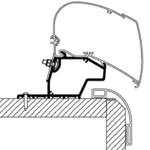ADATTATORE A TETTO MOBILVETTA 2024 (SET 2X50cm + 2X27cm)