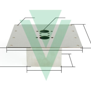 STAFFA DI MONTAGGIO A PAVIMENTO "BL" AUTOTERM 4D