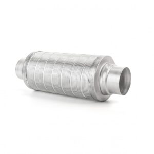 SILENZIATORE PER TUBO ARIA CALDA 90 MM