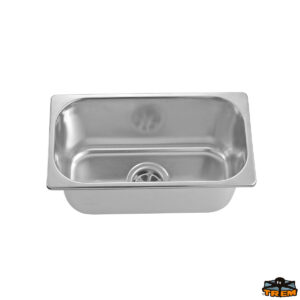 LAVELLO RETTANGOLARE INOX  170X320X150 M M SENZA PILETTA