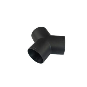 RACCORDO A Y Ø 60 mm - 120° - NERO