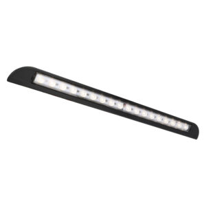 PLAFONIERA ESTERNA SOPRA PORTA ROVELLO 1 8 LED 4000 K 650 Lm  NERA