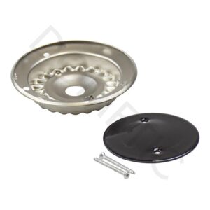 COPERCHIO BRUCIATORE DOMETIC Ø60 A DUE F ORI + VITI E DIAFRAMMA