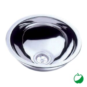 LAVELLO SEMISFERICO INOX 260X295X120 mm
