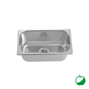 LAVELLO RETTANGOLARE INOX  170X320X150 M M SENZA PILETTA