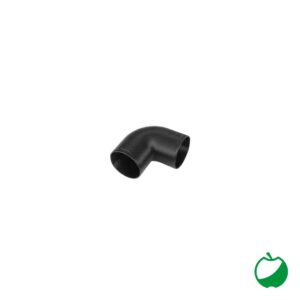 RACCORDO A GOMITO PER TUBO Ø60 mm PER RISCALDATORE AD ARIA