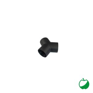 RACCORDO A Y Ø 60 mm - 120° - NERO