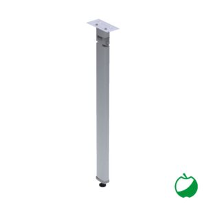 GAMBA PIEDE REG. SNODATA 720 MM. GRIGIO