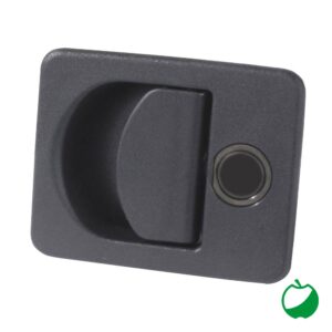 SERRATURA PORTELLONE KUBUS NERA PER ROTO RI ZADI/STS 140 X 80 MM