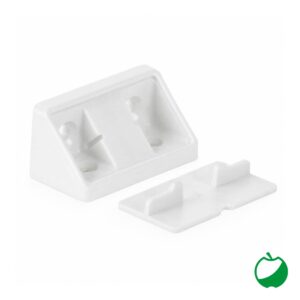 ANGOLARE PER MOBILI 4 FORI BIANCO (CO 50 PZ)