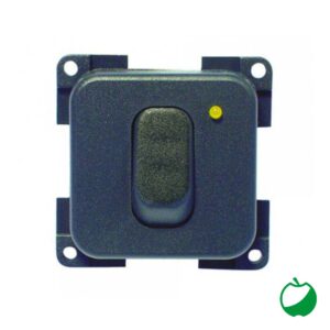 INTERRUTTORE 12V + LED GRIGIO