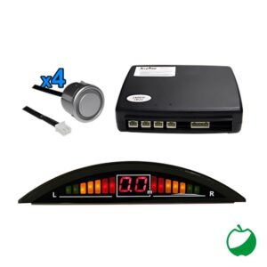 KIT 4 SENSORI SILVER PARCHEGGIO CON DISP LAY