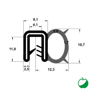 GUARNIZIONE INTERNA PORTE-PORTELLONI
