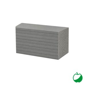 PROFILO STRUTTURALE 50X25 mm IN PVC ESPA NSO "GRIGIO" (L.2,5 MT)