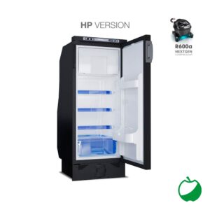 FRIGO/FREEZER A COMPRESSORE VITRIFRIGO V ERTICALE SLIM 90 PORTA NERA 12/24 V