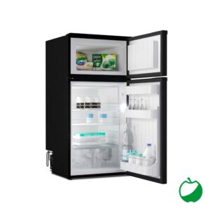FRIGO/FREEZER A COMPRESSORE VITRIFRIGO V ERTICALE DP150I CHR DOPPIA PORTA NERA 12/24 V