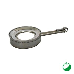 BRUCIATORE CIRCOLARE IN ACCIAIO INOX PER BIBIQ SENZA RUBINETTO